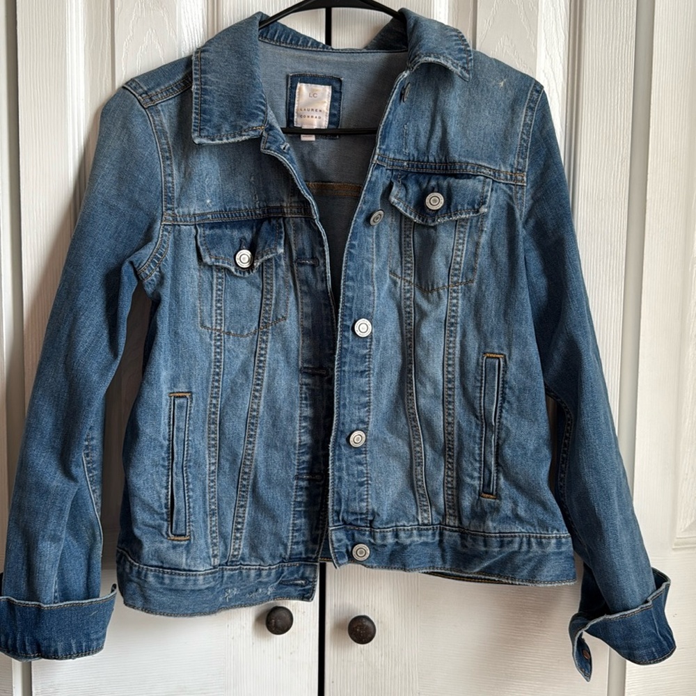 LC Lauren Conrad Blue Jean Jacket